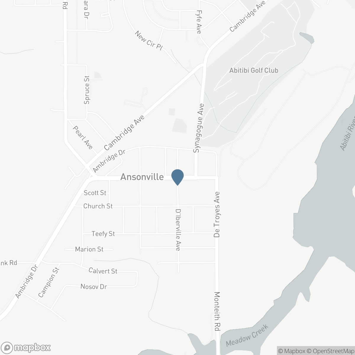 636 D'IBERVILLE AVENUE, Iroquois Falls, Ontario P0K 1G0
